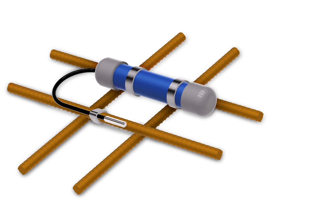 Der SuessCo Wireless-Betonsensor - robust und kabellos für Ihren schnelleren Baufortschritt.