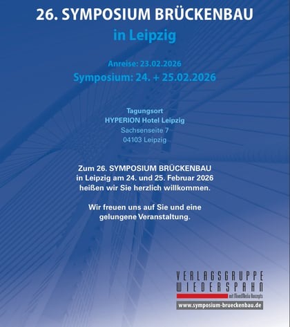 Symposium Brückenbau in Leipzig